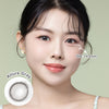 Yeux gris allure en diamant